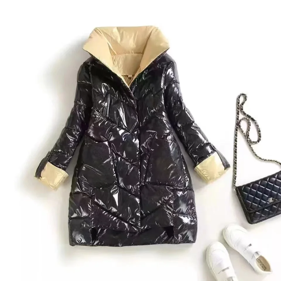 2022 New Winter Jacket High Quality Stand-Callor Coat Women Fashion Jackets Winter Warm Woman Clothing Casual Parkas Chaquetas