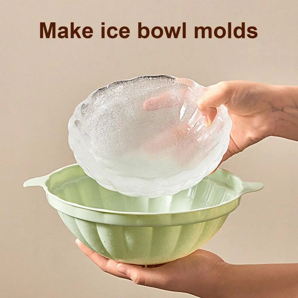 

Ice Bowl Mold Practical All-Purpose Salad Ice Cream Food Bowl Mold Maker 2 Styles Ice Bowl Maker