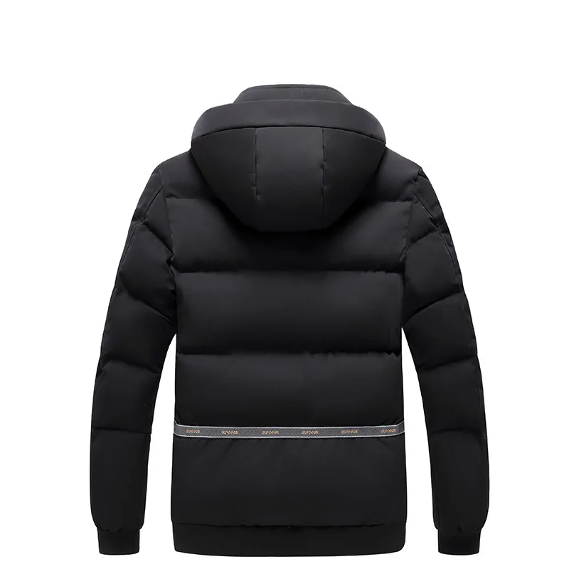 Dropshipping Fashion Winter Men's Cotton Padded Clothes Warm Coat Padded Clothes Teenagers Short Warm Down Sports Jacket