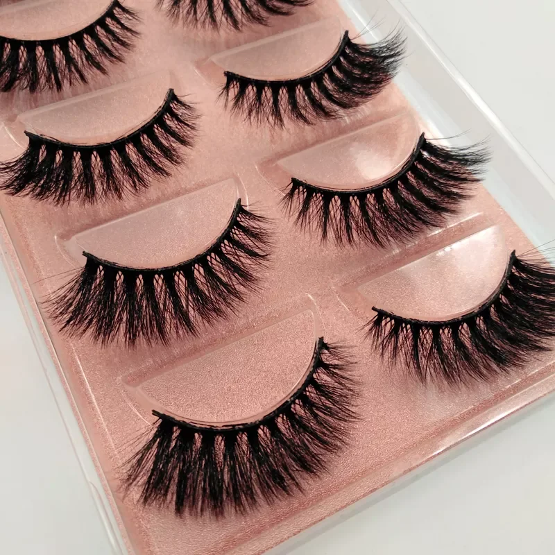 

NEW IN Pairs 3D Eyelashes Hand Made Natural Long Faux Mink Lashes High Quality False Eyelash Extensions Maquiagem Makeup Tool