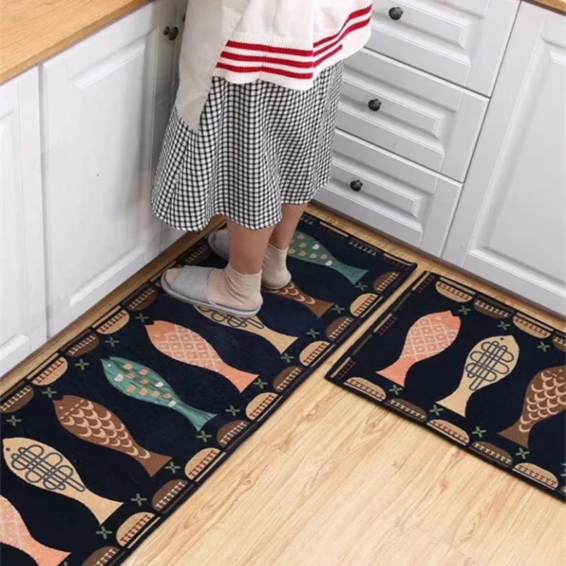 

Anti-slip Kitchen Mats for Floor Bath Floormat Absorbent Carpets Entrance Doormat Living Room Bedroom Area Rugs Prayer Pad
