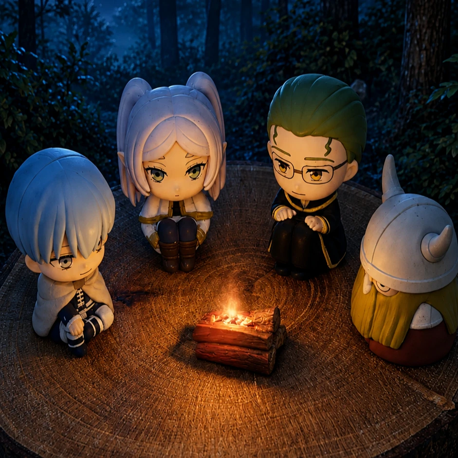 Оригинальные капсульные игрушки Cute Frieren: Beyond Journey's End - Waiting in Vain 2, настольный декор, сидячие аниме-фигурки, гачапон, подарок (art.: 3920dcac5142e) - 3920dcac5142e