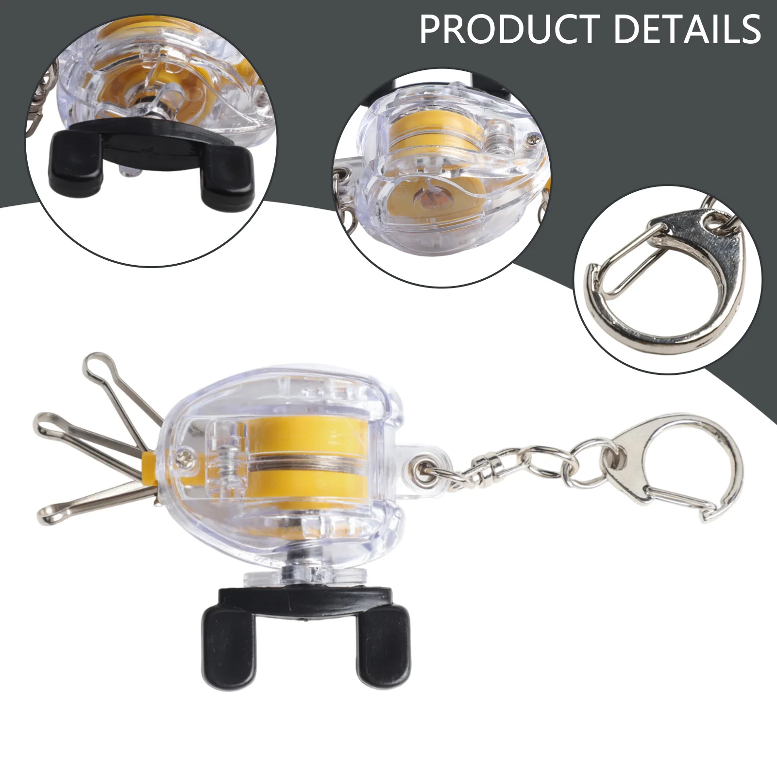 Портативный ретрактор для ловли нахлыстом катушка ремешка металлический крючок