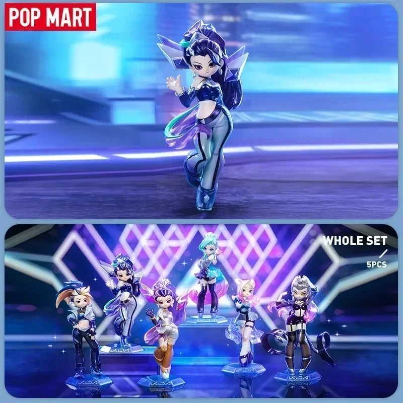 Фото POP MART K/DA ALL out Series League of Legends слепая коробка Kawaii аниме фигурка-сюрприз Mystery Doll Collection №1