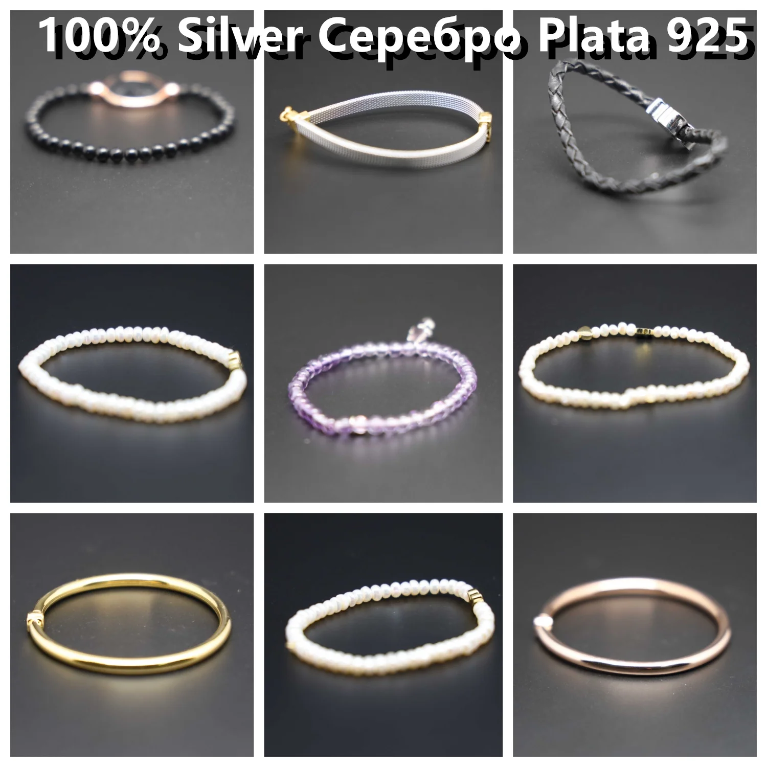 

Plata 925 Tousingly Nature Stone Bracelets For Women bracelet for women luxury jewelry