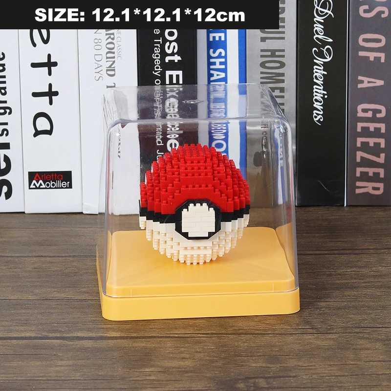 Покемон и покебол микро строительные блоки нанобаки Пикачу Кирпичи Модель