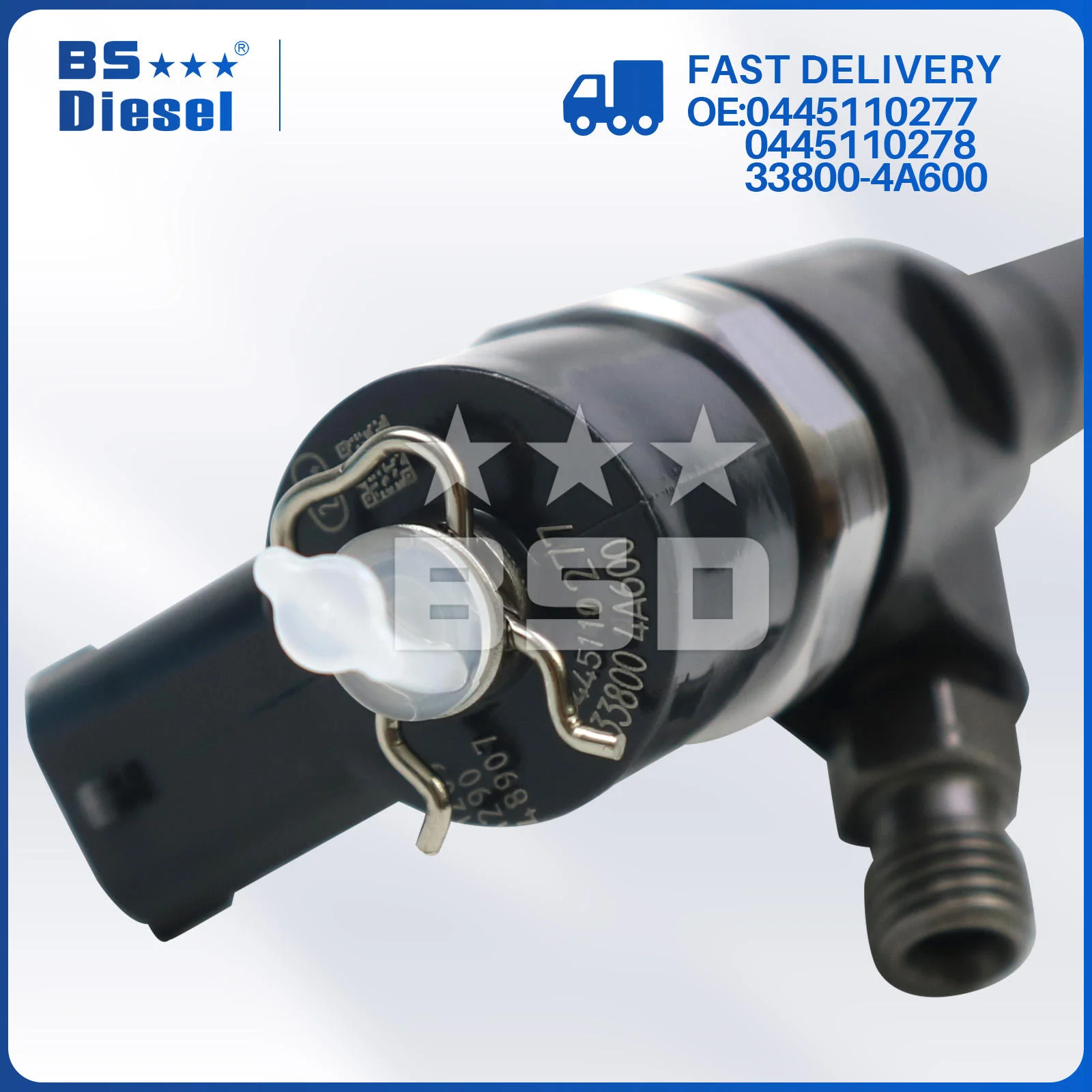 Фото Форсунки дизельного двигателя 33800-4A600 Common Rail 0445110278 0445110277 для Hyundai H1 2.5D H100 2.5D (1 шт./лот) №3