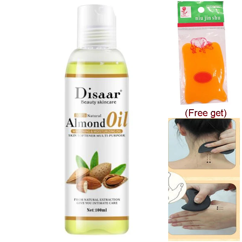 

Disaar Almond Oil Body Face Massage Essential Oil Moisturizing Whitening Improve sleep Relaxation Oil Control Skin Care
