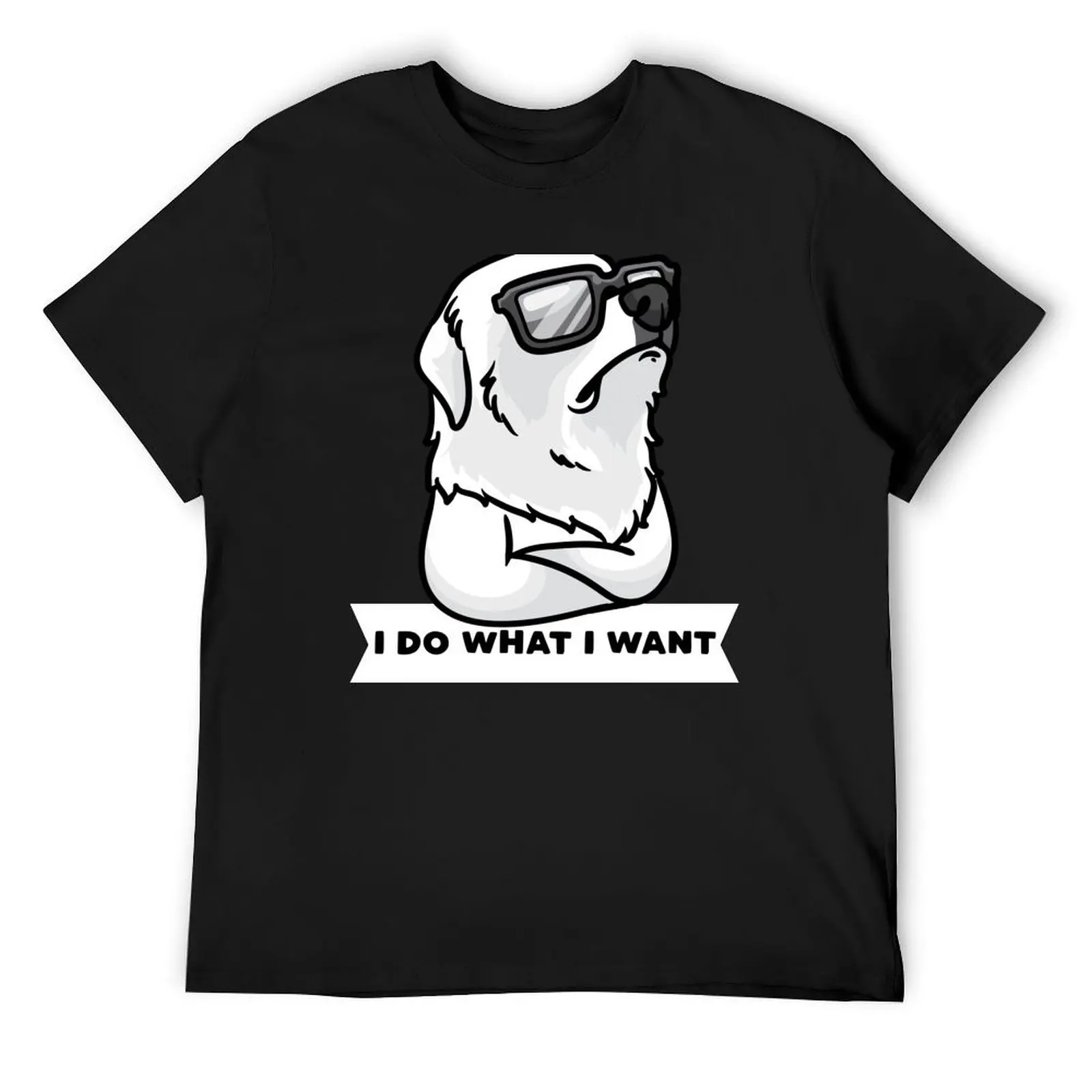 Футболка Pyrenean Mountain Dog Stubborn Great Pyrenees черные винтажные футболки эстетичная одежда