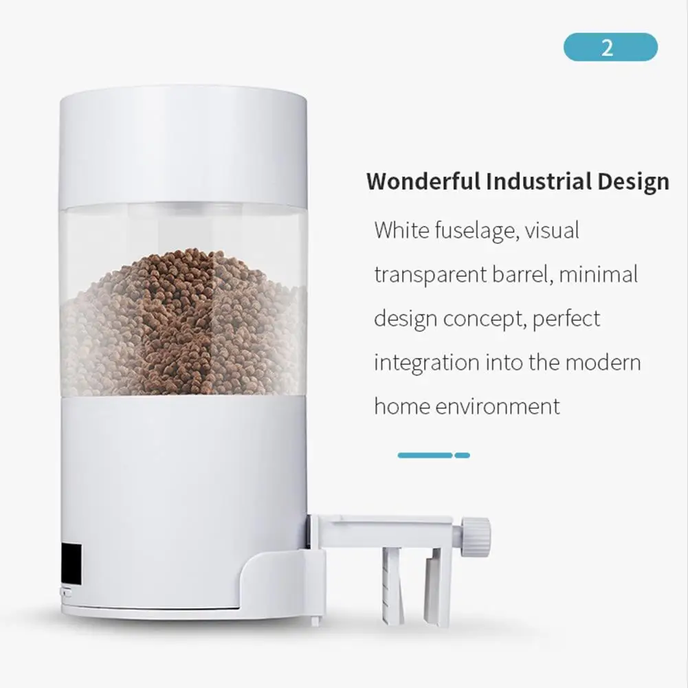 

Usb/battery Dual-purpose Fishbowl Automatic Feeder Intelligent Timing Quantitative Fish Food Dispenser Large-capacity
