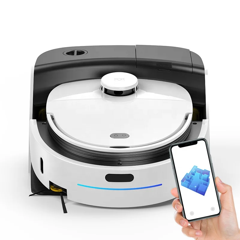 

2021 Robot laser sweeping Robot Mop Vacuum Cleaner vacuum aspiratorat self clean navigation sweep intelligent smart sweeper