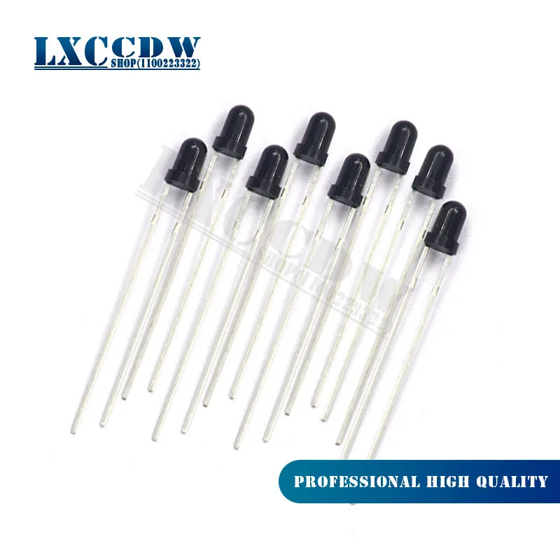 

50pairs 3mm 940nm LEDs infrared emitter and IR receiver diodes EACH 50PCS