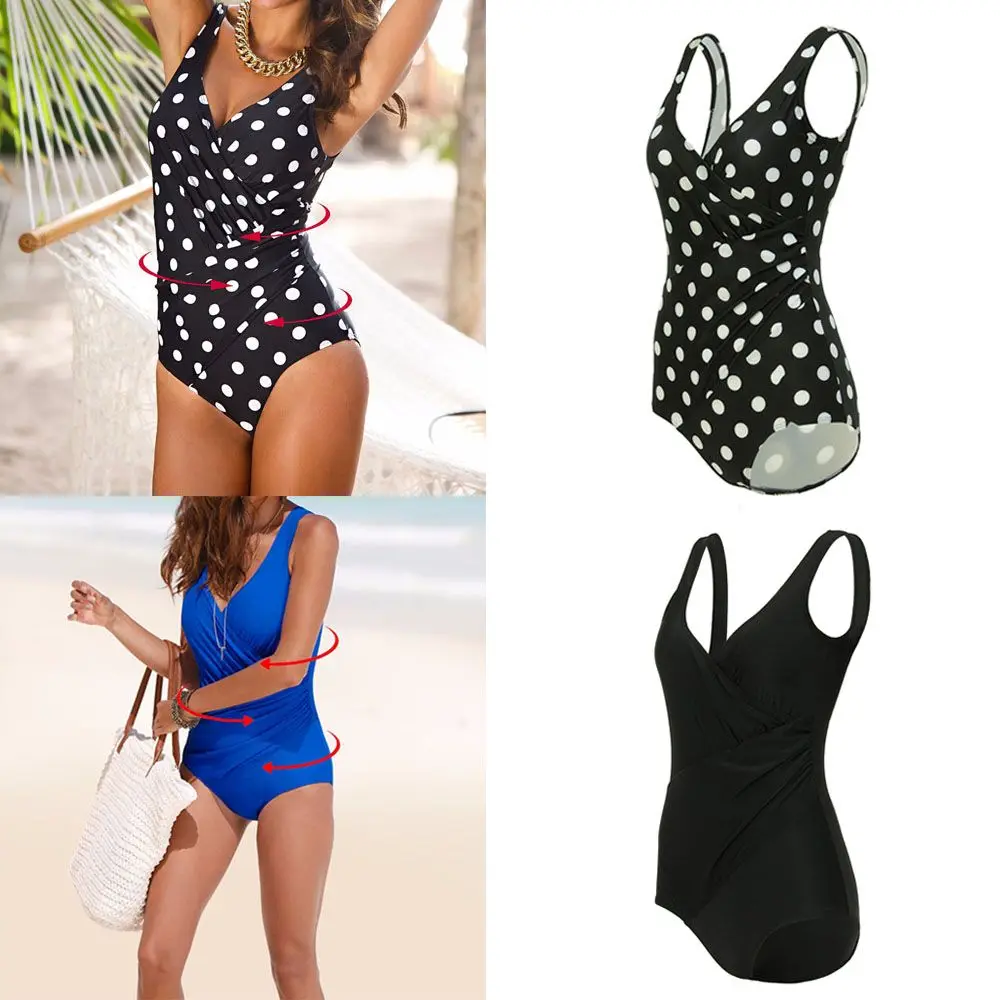 

Fashion Beachwear Plus Size Padded Swimwear Women Swimsuit Monokini Bikinis Set