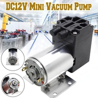 dc12v 6w mini small oilless vacuum pump65 120kpa flow 5lmin tool professional vacuum pump with bracket
