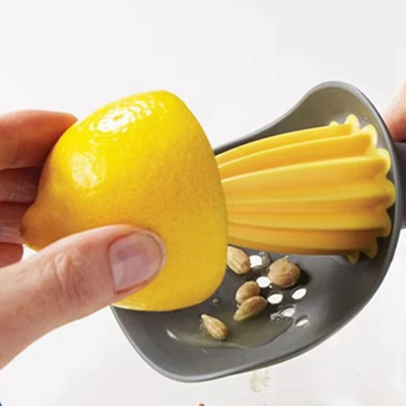 Новинка-Ручная пластиковая кухонная соковыжималка для цитрусовых ручная