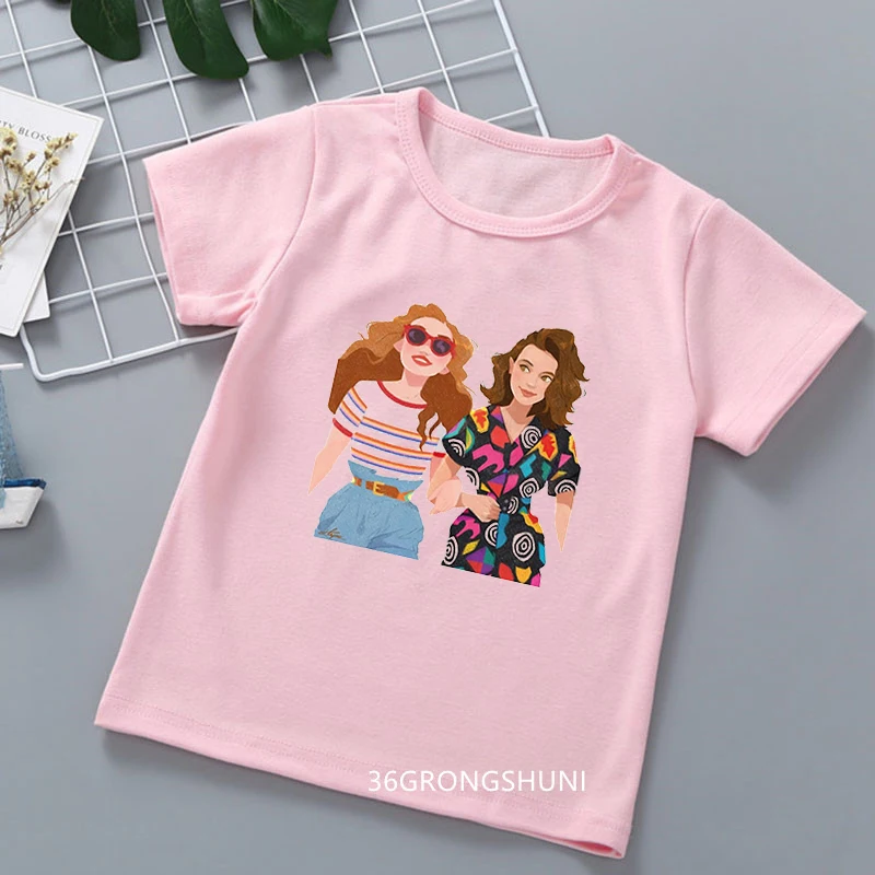 

Pink Shirt New Tv Show Strange Things 4 T-Shirt Hellfire Club Vecna T Shirt Kids Clothes Baby Girls Tshirt Short Sleeve Top