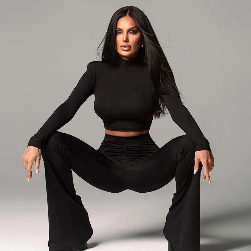 Cutenova Женский Осенний Повседневный Комплект Спортивной Одежды Y2k Топ С Длинными