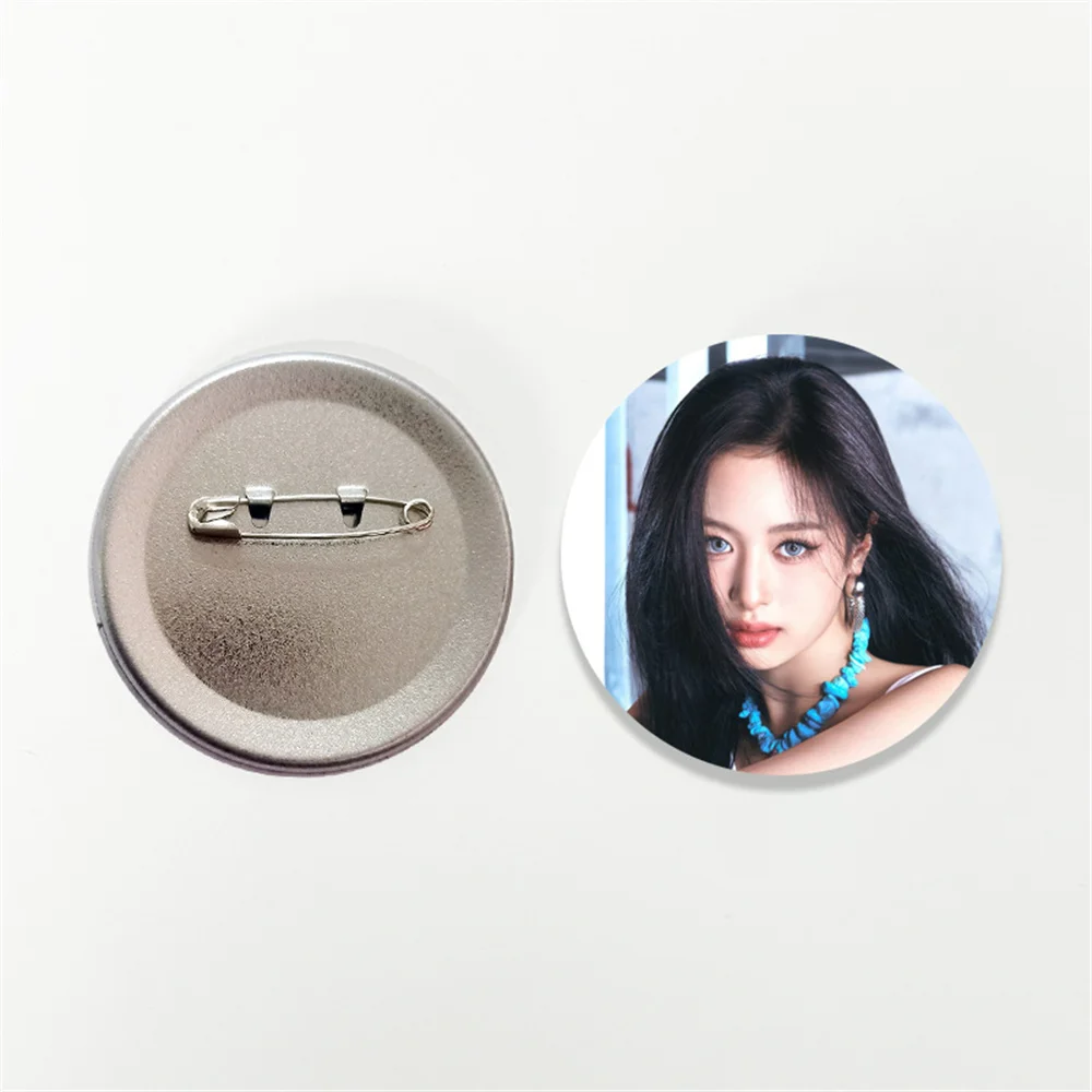 Kpop BABYMONSTER альбом DRIP брошь 5 8 см круглая жесть значок с принтом персонажей шляпа