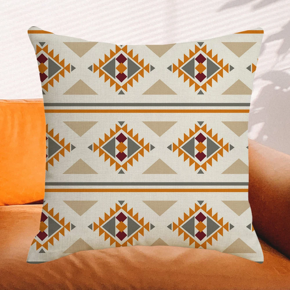 

Наволочка для диванной подушки в богемном стиле, 45x45 см