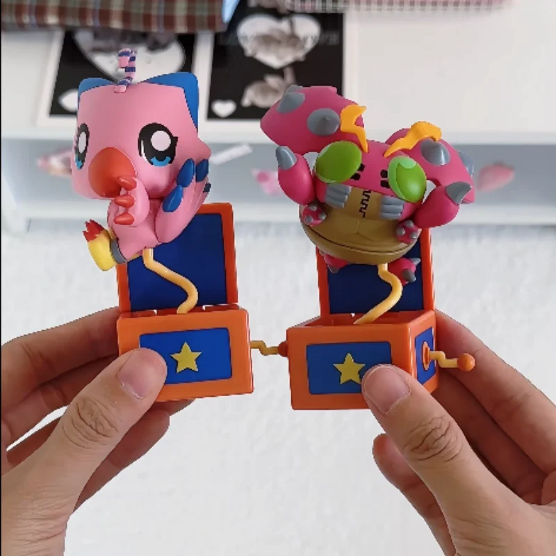 Фото Коллекционная фигурка Bandai Namco Digimon Blind Box: Коллаборация с Такэхисой Окавой, декоративное украшение, подарок для аниме-коллекционеров, индивидуальный дизайн №2