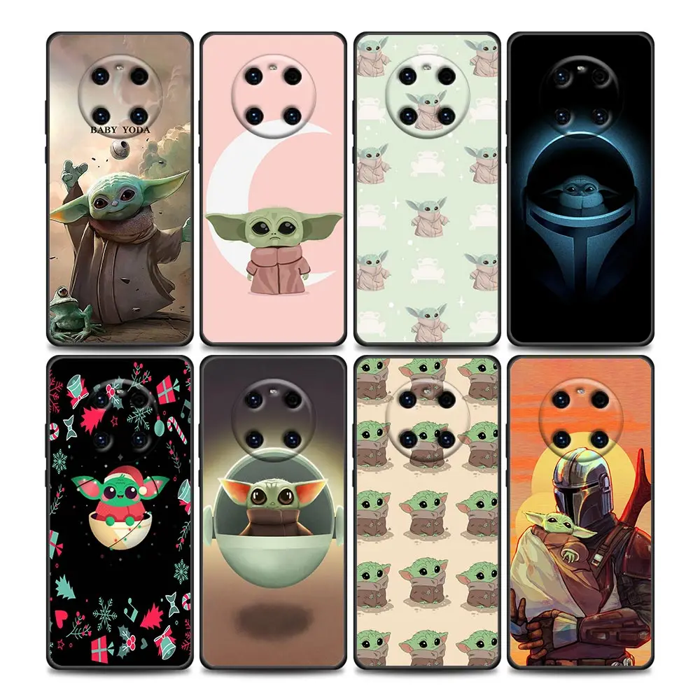 

Phone Case for Huawei Y6 Y7 Y9 2019 Y5p Y6p Y8s Y8p Y9a Y7a Mate 10 20 40 Pro RS Soft Case Cute Lovely B-Baby-Y-Yoda