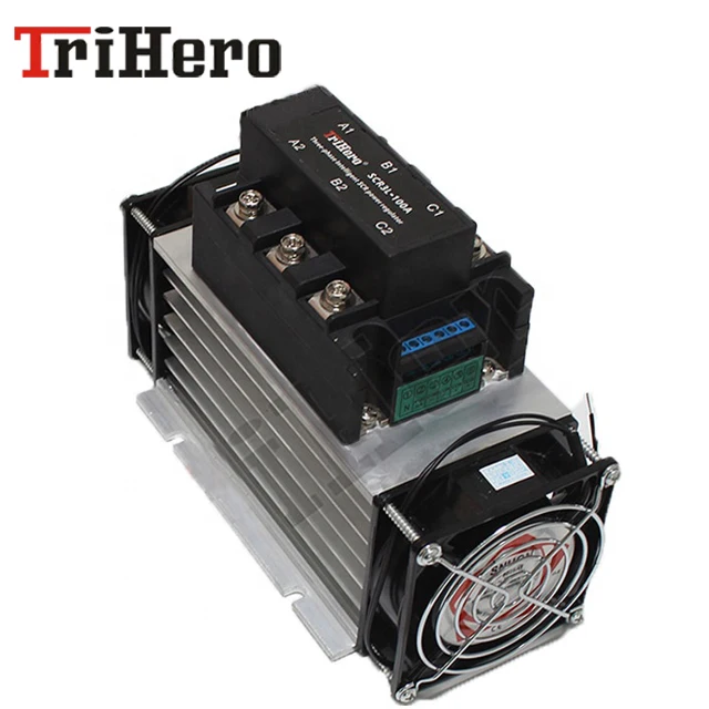 

3-фазный регулятор мощности SCR, регулятор напряжения, твердотельное реле SSR 0-10 в 4-20 мА