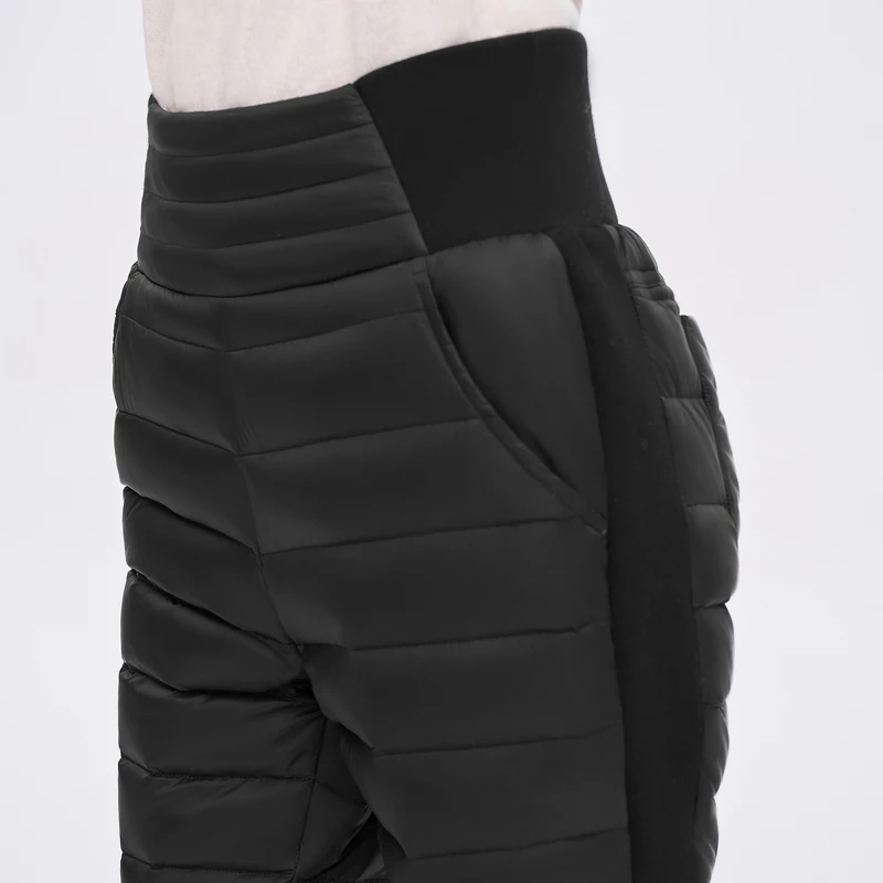 BOSIDENG женские классические эластичные с высокой талией стеганые мягкие