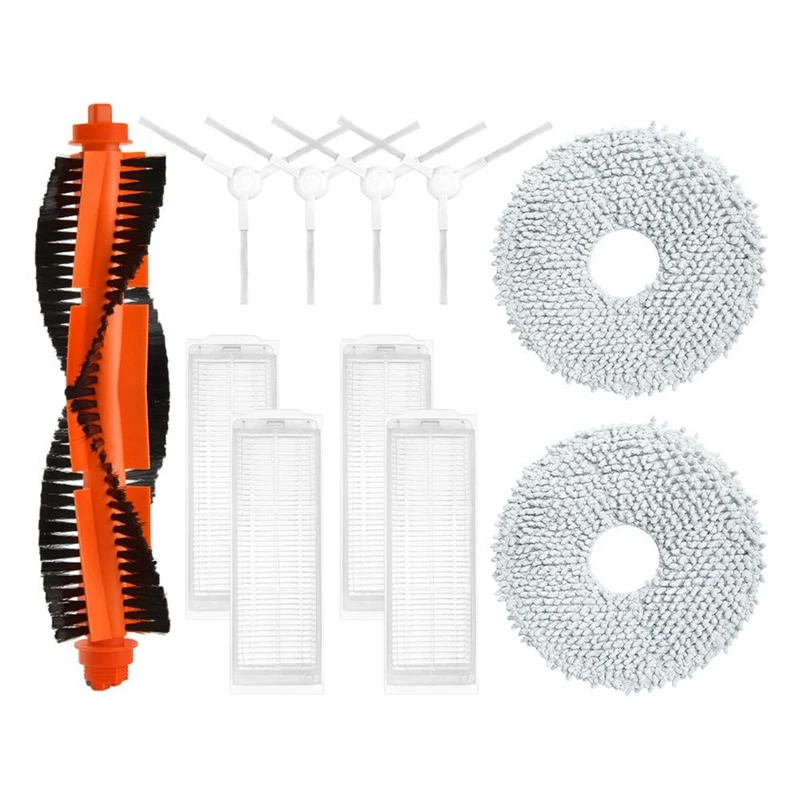 

For Xiaomi Mijia Self-Cleaning Robot 2 C101 Roller Main Side Brush Hepa Filter Mop Cloths Spare Parts