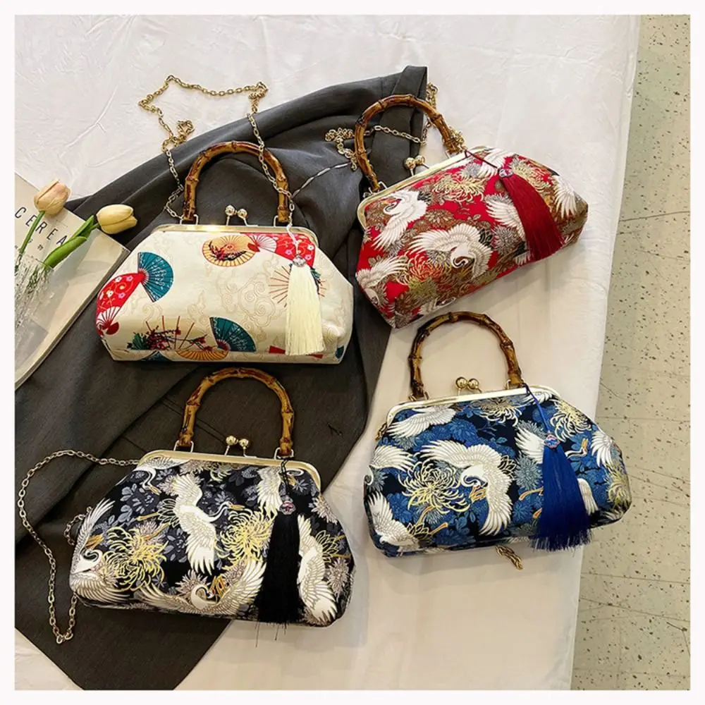 Винтажный женский красочный клатч с цветочным принтом и вышивкой