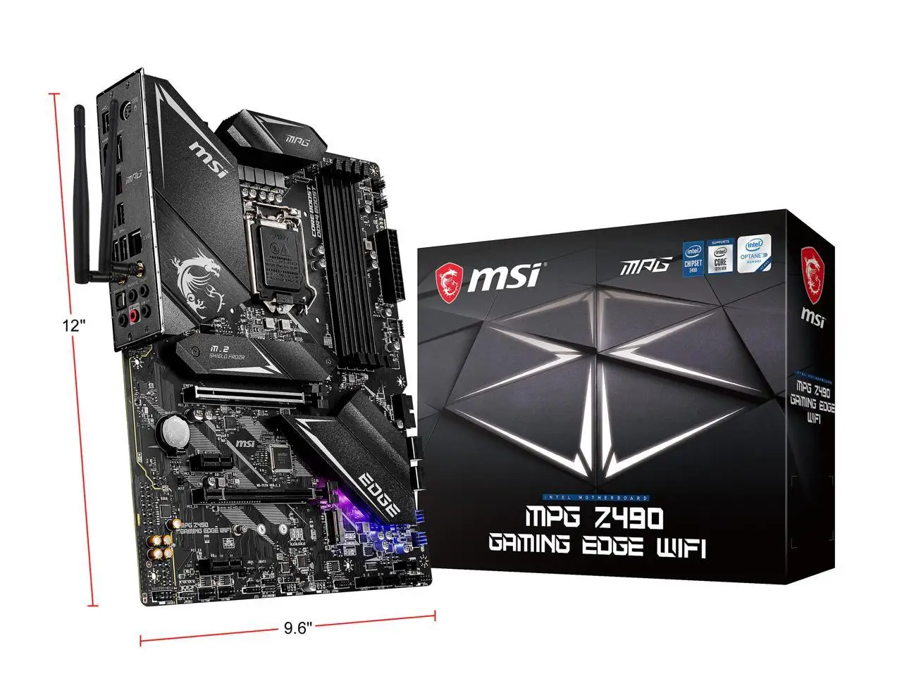 

Motherboard LGA 1200 For i3-10100F cpu MSI MPG Z490 GAMING EDGE WiFi Motherboard DDR4 Intel Z490 PCI-E 3.0 128GB 2×M.2 ATX