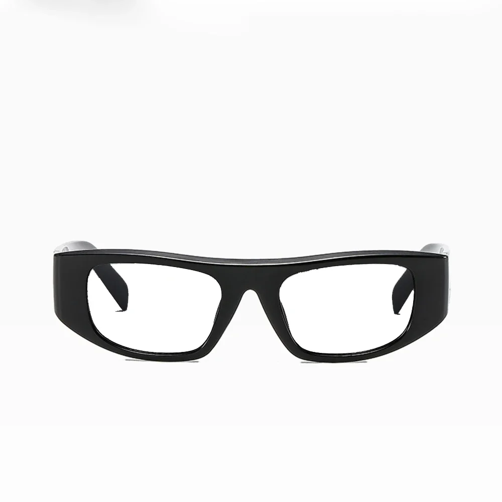 Черная прямоугольная защита глаз с широкими дужками TR90 удобные прогрессивные