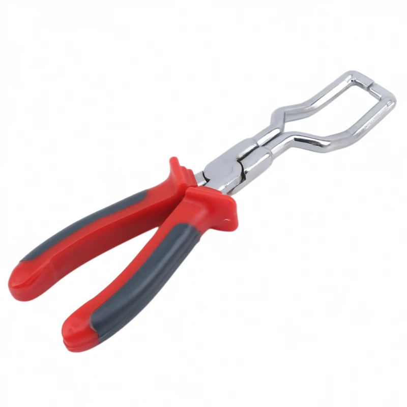 

Steel Gasoline Pipeline Caliper Tubing Buckle Clamp Pipe Joint Crimping Pliers Gasoline Fuel Line Separating Forceps Plier