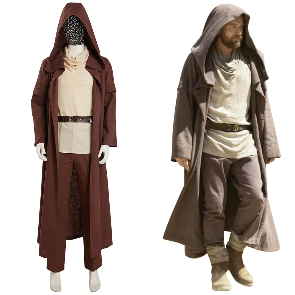 

Obi-Wan Kenobi Cosplay Costume Coat Pants Outfits Halloween Carnival Suit