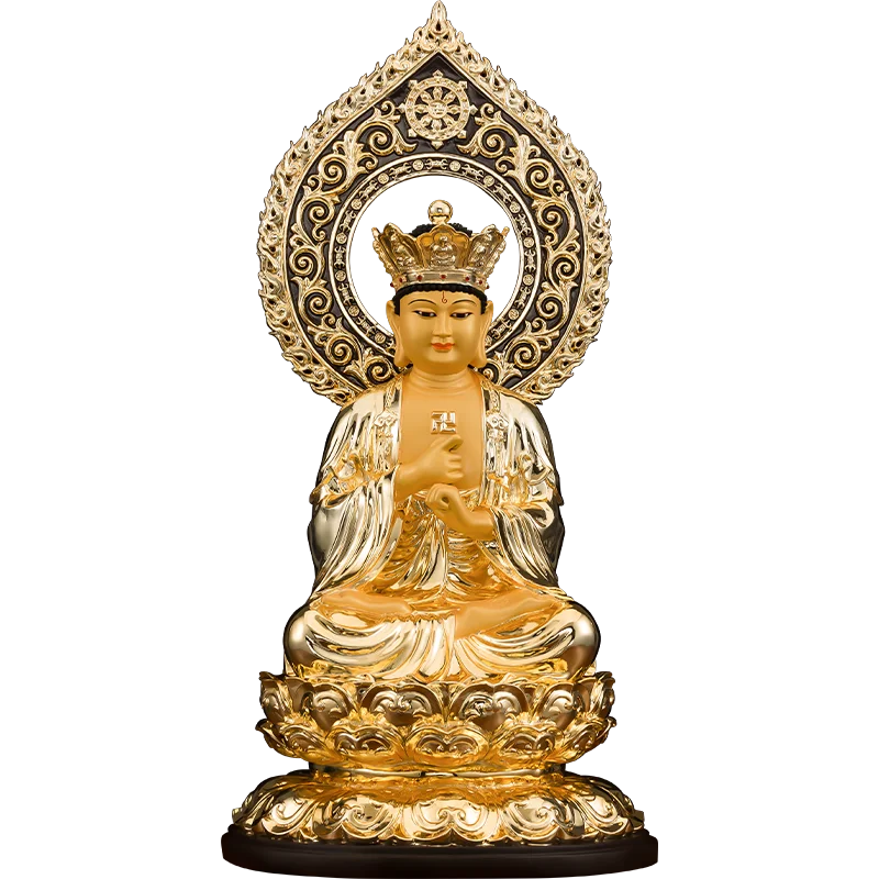 

Pure copper and gold 19-inch Big Sun Tathagata Buddha Statue