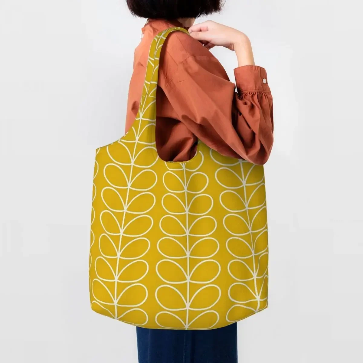Пользовательские Multistem Orla Kiely сумка для покупок женская парусиновая через плечо
