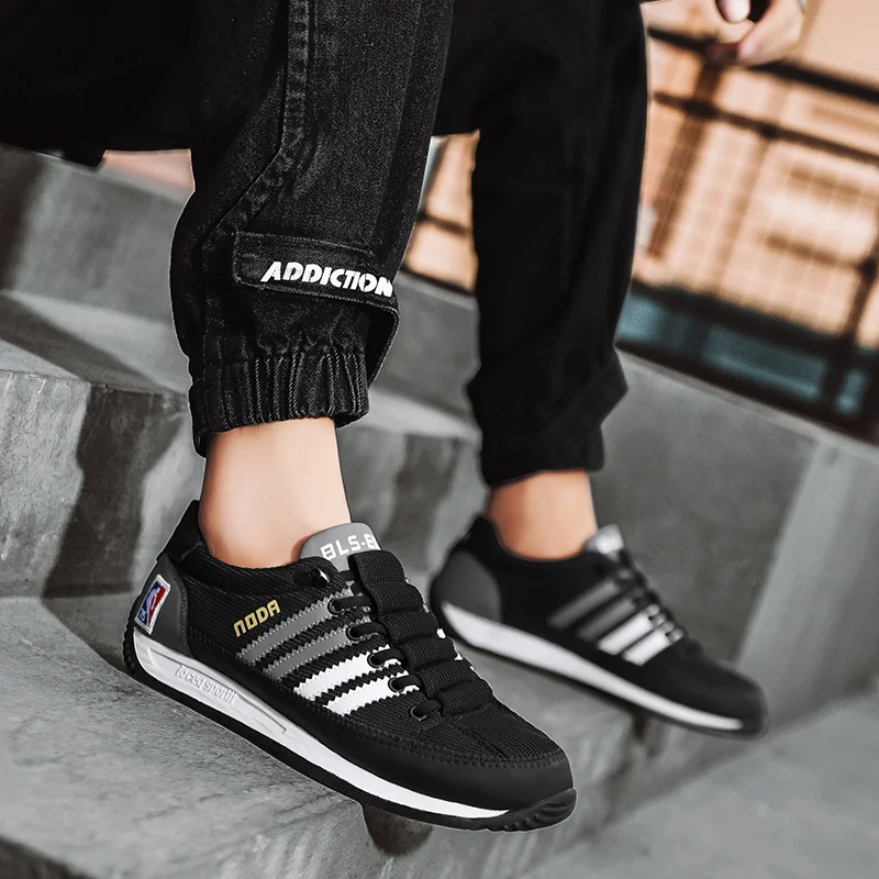 Summer Mesh Breathable Mens Casual Sport Shoes Comfortable Soft Elastic Men's Casual Sneakers Rubber Non-slip Man Running Shoes