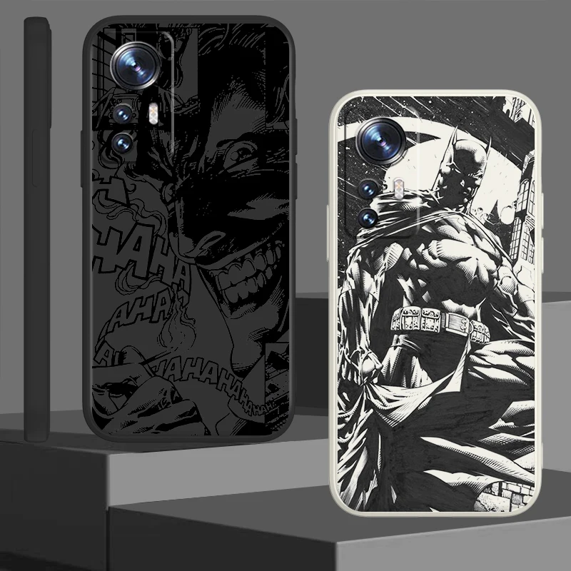 

Cool Superhero Batman Phone Case For Xiaomi Mi 10S 10T 10 9 SE 6X A3 A2 CC9E Pro Lite Mix 3 Liquid Rope Funda Cover