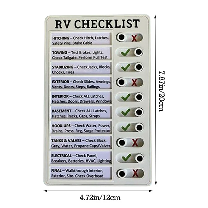 

Multipurpose Wall Hanging Checklist Memo Board Adjustable My Chore Checklist For RV Home Wall Classroom Brand New