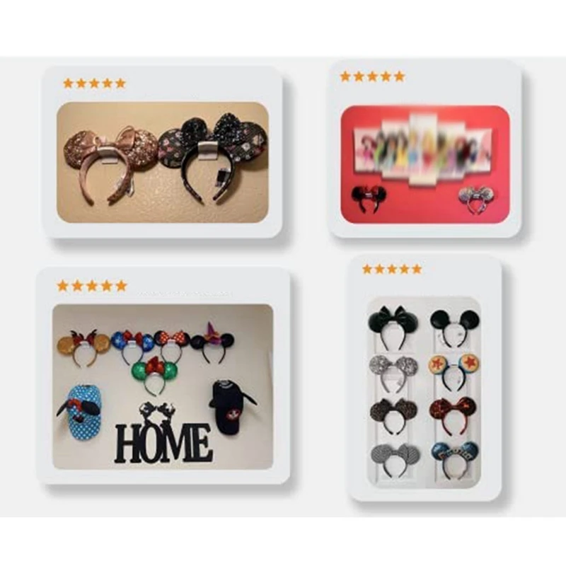 Черные клейкие крючки для шляп стены (18 шт.) — минималистичный дизайн вешалки без