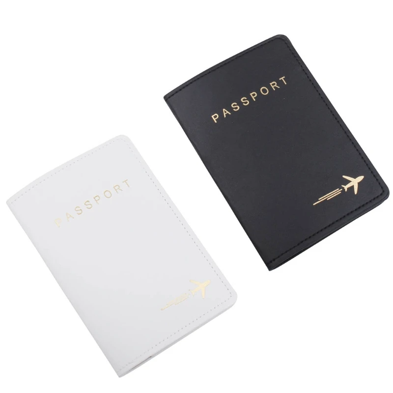 PU Leather Passport Case Holder Multifunctional Travel Credit Card Wallet Cover