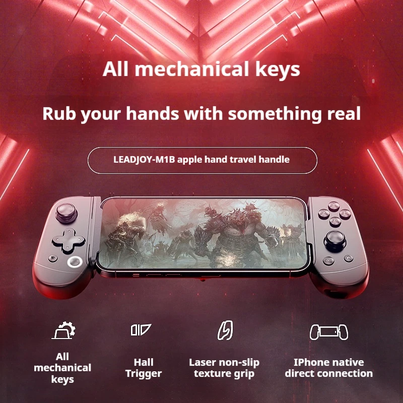 Leadjoy M1b Специальный игровой контроллер Apple MFI с полностью механическими кнопками