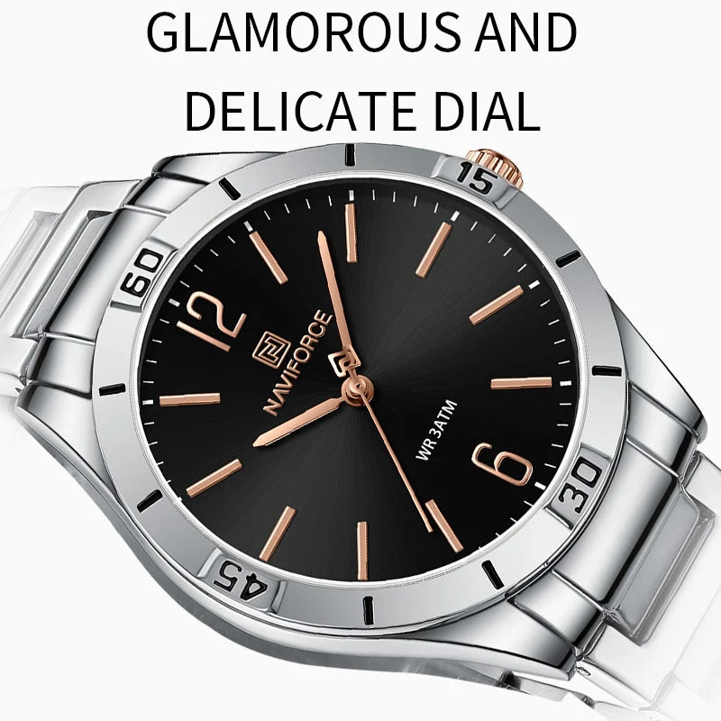 2023 NAVIFORCE New Luxury Women Clock Elegant Quartz Ladies Watch Delicate Dress Waterproof Watches Wristwatch שעונים לנשים