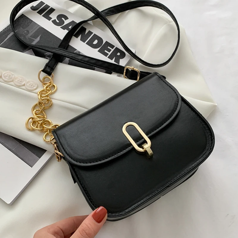 

Women Fashion Crossbody Bags Retro Solid Color PU Leather Shoulder Underarm Bag High Quality Luxury Designer Brand Women Handbag