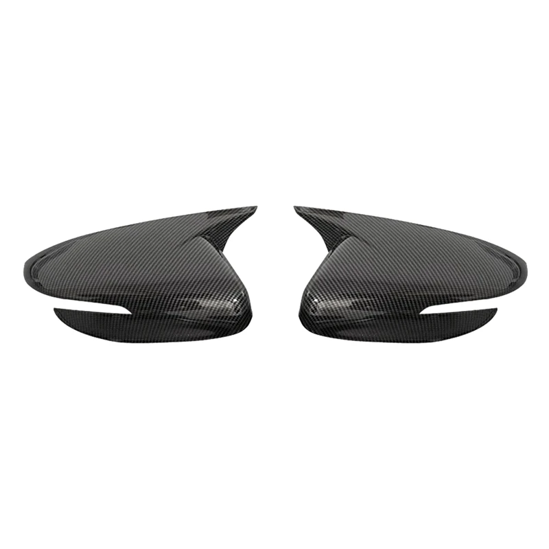 

1 пара чехлов для зеркала заднего вида, чехлы с отделкой Ox Horn для Kia K3 Forte 2013-2018, зеркальные боковые крылья