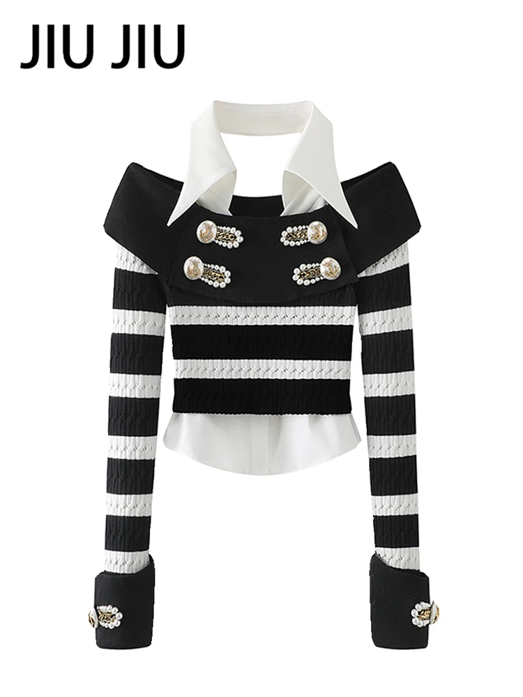 Осень-зима женский топ Shoujo Harajuku свитер темные академические комплекты из двух