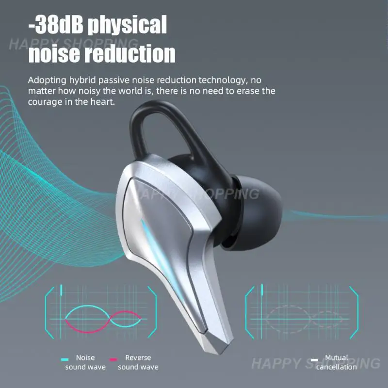 

Sports Headphones 3d Stereo For Samsung Huawei Long Battery Life Noise Reduction Low Latency Video Device Touch
