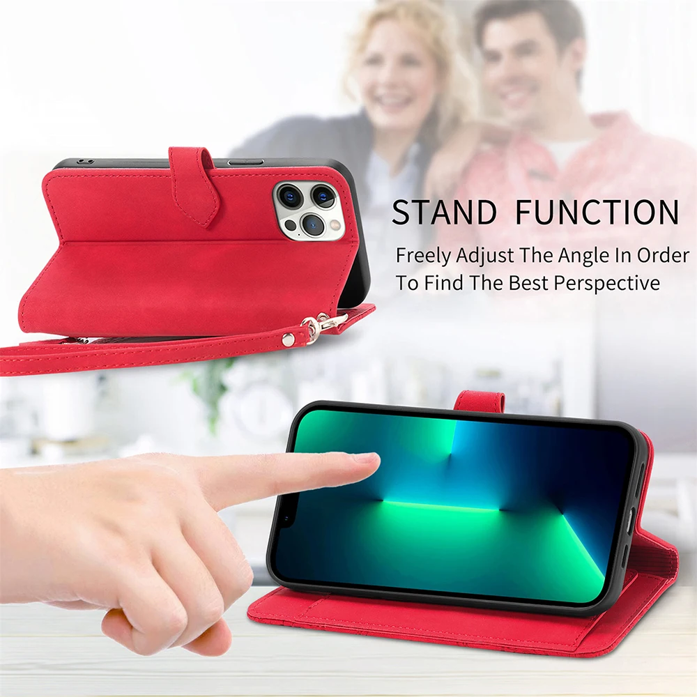 Для Tecno Spark 5 Pro 6 7 8 8P Camon 15 16 SE 18P 18i Pova 2 3 POP 4 Lite Air Doka Zipper Flip Leather Wallet Phone Case.