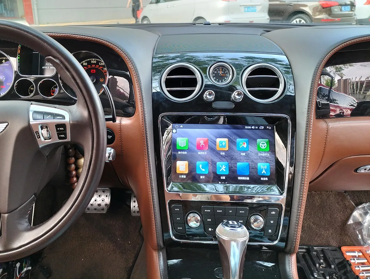 9 для Bentley Flying Spur Continental 2005-2012 Android 14 сенсорный экран стерео мультимедийный плеер беспроводной Carplay Auto (art.: 3920d2d7f476f) - 3920d2d7f476f