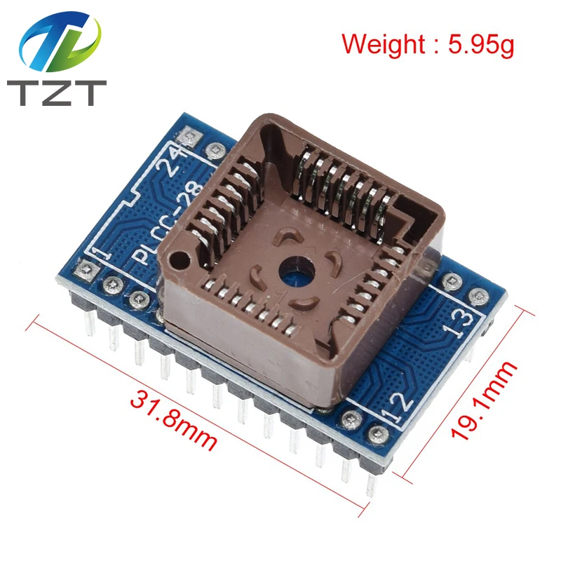 PLCC20 PLCC28 PLCC32 PLCC44 to DIP 20 28 32 44 USB Универсальный программатор IC адаптер для TL866CS TL866A