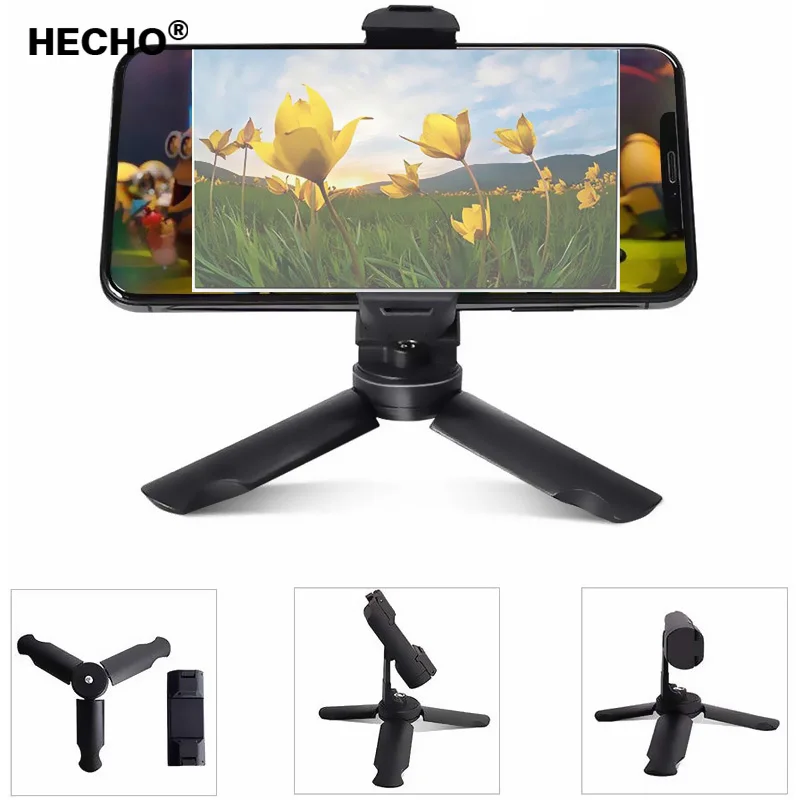

Mini Tripod Stand For Phone Holder Gopro 7 6 Monopod Action Camera Portable Selfie Accessories Table Tripod For iPhone 13 Xiaomi